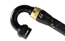 Load image into Gallery viewer, GReddy AN12 180 DEGREE HOSE END SWIVEL BLACK/GOLD ANODIZED | 12801218
