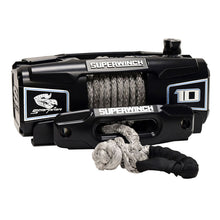 Load image into Gallery viewer, Superwinch 10000 LBS 12V DC 3/8in x 54ft Synthetic Rope Scorpion 10000SR Winch - Black Powdercoat
