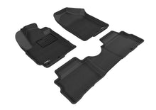 Load image into Gallery viewer, 3D MAXpider 2011-2013 Kia Soul Kagu 1st &amp; 2nd Row Floormats - Black | L1KA03301509
