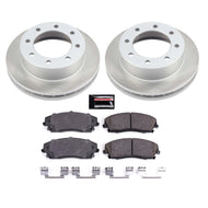 Power Stop 05-08 Dodge Magnum Front Semi-Coated Rotor Kit Brake Kits - Performance Blank PowerStop   
