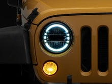 Load image into Gallery viewer, Raxiom 97-18 Jeep Wrangler TJ &amp; JK Axial 7-In LED Headlights w/ DRL- Chrome Housing (Clear Lens) Headlights Raxiom
