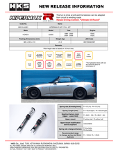 Load image into Gallery viewer, HKS Hipermax R AP1/AP2 | 80310-AH001
