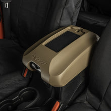 Load image into Gallery viewer, Rugged Ridge Center Console Cover w/Phone Holder Tan 11-18 jeep Wrangler JK Rugged Ridge

