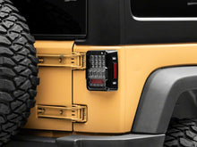 Load image into Gallery viewer, Raxiom 07-18 Jeep Wrangler JK Axial Series Lux LED Tail Lights- Blk Housing (Clear Lens) Tail Lights Raxiom
