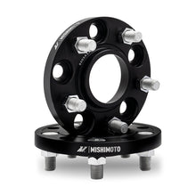 Load image into Gallery viewer, Mishimoto Wheel Spacers - 5x112 - 57.1 - 20 - M14 - Black Wheel Spacers &amp; Adapters Mishimoto
