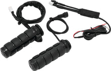 Load image into Gallery viewer, Kuryakyn Heated ISO Grips Throttle-By-Wire Gloss Black Kuryakyn

