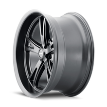 Load image into Gallery viewer, Ridler 606 22x10.5 / 5x120 BP / 40mm Offset / 72.62mm Hub Matte Black Wheel
