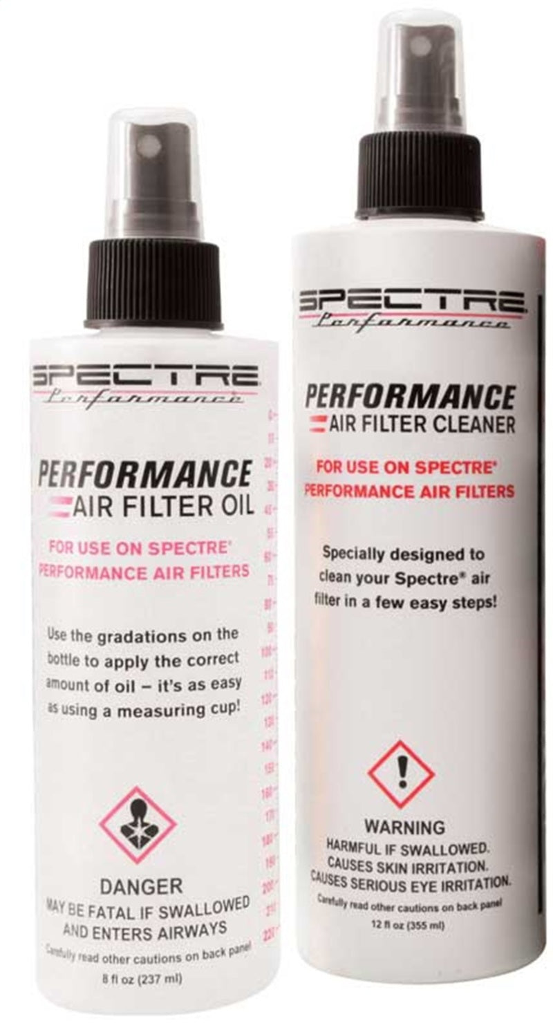 Spectre Accucharge Kit for HPR Filters (Includes 12oz. Cleaner / 8oz. Oil) Recharge Kits Spectre