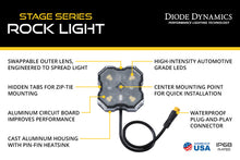 Load image into Gallery viewer, Diode Dynamics Stage Series SXS Rock Light Installer Kit - RGBW M8 (8-pack) Diode Dynamics
