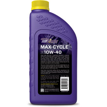 Load image into Gallery viewer, Royal Purple Max-Cycle Synthetic 10W-40 Motorcycle Oil - 1 Quart Royal Purple

