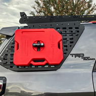 Cali Raised 10-24 Toyota 4Runner T4R 5Gen Exterior Window Molle Panel / Prinsu Rack / Driver Side Bed Liners Cali Raised LED