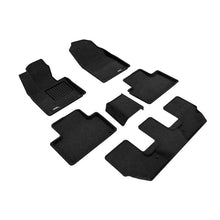 Load image into Gallery viewer, 3D MAXpider 15-25 Volvo X90 (T5/B5) / XC90 (T6/B6) 7-Seat Elegant 1st 2nd &amp; 3rd Row Floormats - Blk
