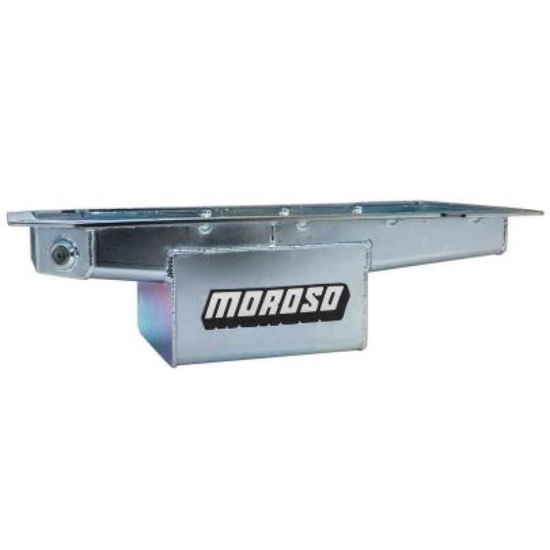 Moroso Mopar Late Model Hemi Gen 3 5.7L/6.1L/6.4L Center Sump 6.5in Deep Steel Oil Pan Oil Pans Moroso   