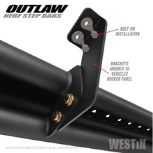 Load image into Gallery viewer, Westin 2020 Jeep Gladiator Outlaw Nerf Step Bars - Textured Black Westin
