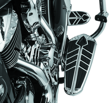 Load image into Gallery viewer, Kuryakyn Spear Driver Floorboard Inserts Indian Chrome Kuryakyn
