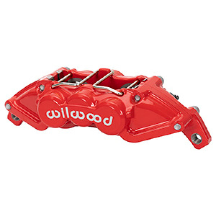 Wilwood Universal UTV4 Caliper 1.12/1.12in Pistons 25in Rotor - Red Wilwood