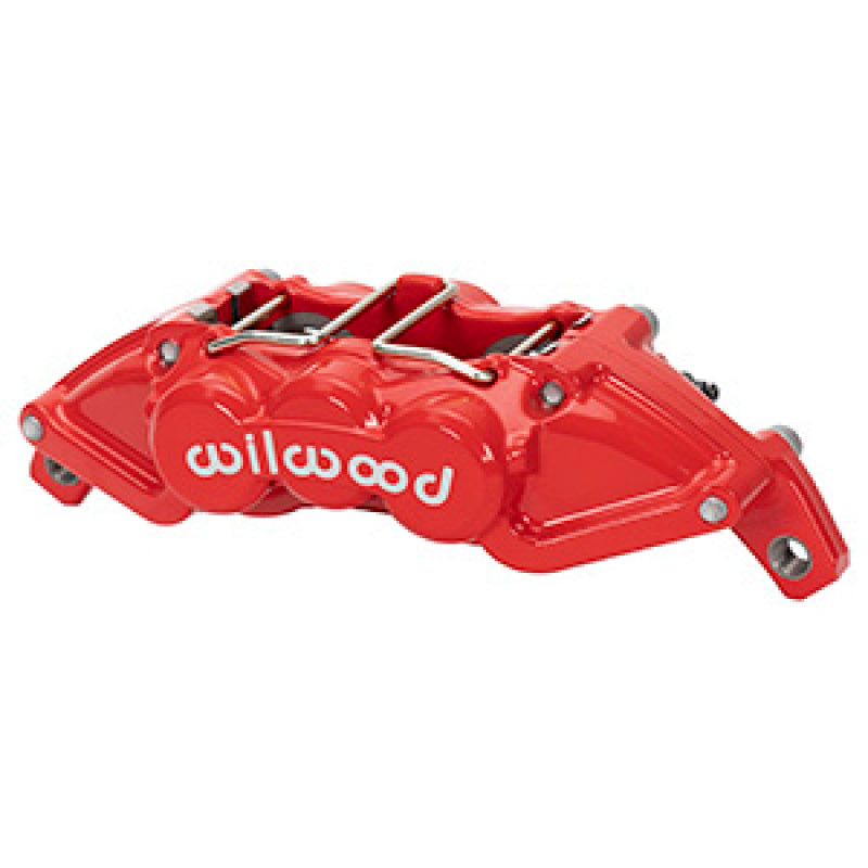 Wilwood Universal UTV4 Caliper 1.12/1.12in Pistons 25in Rotor - Red Wilwood