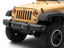 Load image into Gallery viewer, Raxiom 07-18 Jeep Wrangler JK 7-In LED Headlights- Red Housing- Clear Lens Headlights Raxiom
