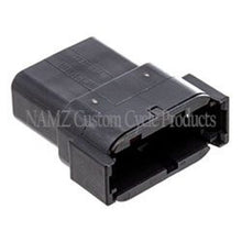 Load image into Gallery viewer, NAMZ Deutsch DTM 12-Position Receptacle w/12 Stamped Terminals &amp; Wedgelock - Black (HD 74109-98BK) Misc Powersports NAMZ   
