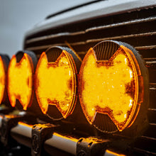 Load image into Gallery viewer, KC HiLiTES Headlight Cover KC HiLiTES SlimLite 8" LED - Light Shield - Driving - Amber 5211
