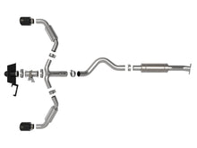 Load image into Gallery viewer, aFe 23-24 Toyota GR Corolla L3 1.6L (t) Gemini XV 3in to 2-1/2in Cat Back Exhaust w/ Black Tips Catback aFe
