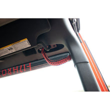 Load image into Gallery viewer, Fishbone Offroad 07-18 Wrangler JK A Pillar Sound Bar Red Paracord Grab Handles Fishbone Offroad

