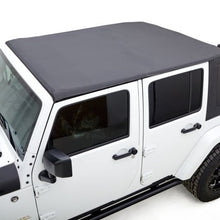 Load image into Gallery viewer, Rugged Ridge 07-18 Jeep Wrangler JKU 4 Dr Black Diamond Stitch Cloth Voyager Top Rugged Ridge
