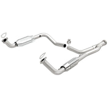 Load image into Gallery viewer, MagnaFlow Conv DF 95-99 Range Rover 4.0/4.6L GEMS Y-Pipe Assembly *NOT FOR SALE IN CALIFORNIA*

