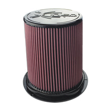 Load image into Gallery viewer, Injen 8-Layer Oiled Cotton Gauze Air Filter w/ Twist Lock - 5in ID / 9.3in Base / 8.5in H
