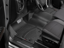 Load image into Gallery viewer, WeatherTech 2019+ Chevrolet Silverado 1500 Front FloorLiner W/ Vinyl Floors - Black
