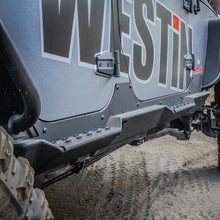 Load image into Gallery viewer, Westin/Snyper 07-17 Jeep Wrangler Unlimited Rock Slider Steps - Textured Black Westin
