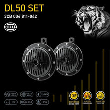 Load image into Gallery viewer, Hella Supertone Horn Kit 12V 310/380HZ HTone Black Hella
