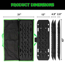 Load image into Gallery viewer, Rhino USA Recovery Traction Boards - Black (Pair) Recovery Boards Rhino USA

