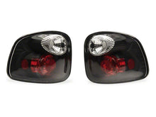 Load image into Gallery viewer, Raxiom 01-03 Ford F-150 Flareside Axial Series Euro Style Tail Lights- Black Housing- Clear Lens | T598101
