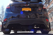 Load image into Gallery viewer, Rally Armor 13-19 Ford Fiesta ST Black UR Mud Flap w/Silver Logo Mud Flaps Rally Armor   

