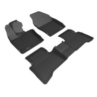 3D MAXider 2023 Toyota Prius Kagu Black Floor Mat - Row 1/2 | L1TY30501509