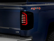 Load image into Gallery viewer, Raxiom 14-18 Chevrolet Silverado 1500 Axial Series LED Tail Lights- Blk Housing (Smoked Lens) Tail Lights Raxiom
