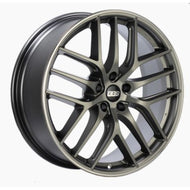 BBS CC-R 19x10 5x112 ET48 Satin Platinum Polished Rim Protector Wheel -82mm PFS/Clip Required | CC2401PPO