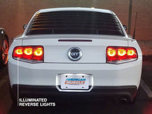 Load image into Gallery viewer, Raxiom 10-12 Ford Mustang Aero Tail Lights- Blk Housing (Smoked Lens) Tail Lights Raxiom
