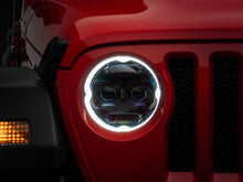 Load image into Gallery viewer, Raxiom 18-23 Jeep Wrangler JL Axial Series 9-In Angel Eye LED Headlights- Blk Housing (Clear Lens) Headlights Raxiom
