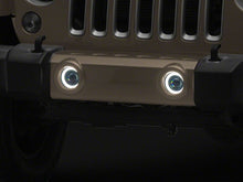 Load image into Gallery viewer, Raxiom 07-18 Jeep Wrangler JK V2 LED Switchback Fog Lights with Amber Turn Signal and Halo Rings | J238999
