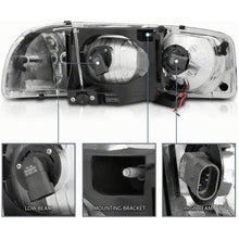Load image into Gallery viewer, Raxiom 99-06 Chevrolet Sierra 1500 Axial Series LED DRL Headlights- Black Housing- Clear Lens | S523542
