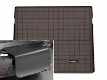 Load image into Gallery viewer, WeatherTech 24-26 Porsche Macan Electric Trunk Cargo Liner w/Bumper Protector - Cocoa | 431822SK
