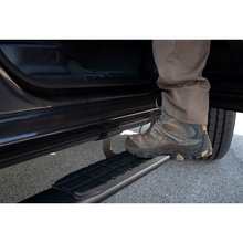 Load image into Gallery viewer, Fishbone Offroad 15-22 Ford F150 Extended Cab Oval Side Steps - Black Textured Fishbone Offroad
