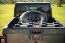 Load image into Gallery viewer, DV8 Offroad 2020+ Jeep Gladiator JT Adjustable In-Bed Tire Carrier
