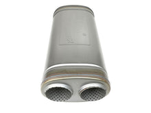 Load image into Gallery viewer, aFe MACH Force-Xp 409 SS Muffler 3in Dual Inlet/Dual Outlet 5in H x 8in W x 18in L - Oval Body Muffler aFe
