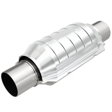 Load image into Gallery viewer, MagnaFlow Conv Univ 3in Inlet/Outlet Center/Center Round 9in Body L x 5.125in W x 13in Overall L
