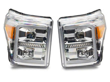 Load image into Gallery viewer, Raxiom 11-16 Ford F-250 Super Duty LED Projector Headlights - Chrome Housing (Clear Lens) Headlights Raxiom
