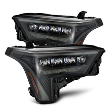 Load image into Gallery viewer, AlphaRex 22-23 Toyota Tundra NOVA-Series Headlights Alpha-Black w/Amber DRL - Req 810029 OR 810030 AlphaRex
