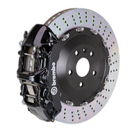 Brembo 03-09 Range Rover Front GT BBK 6 Piston Cast 405x34 2pc Rotor Drilled-Black | 1N1.9502A1